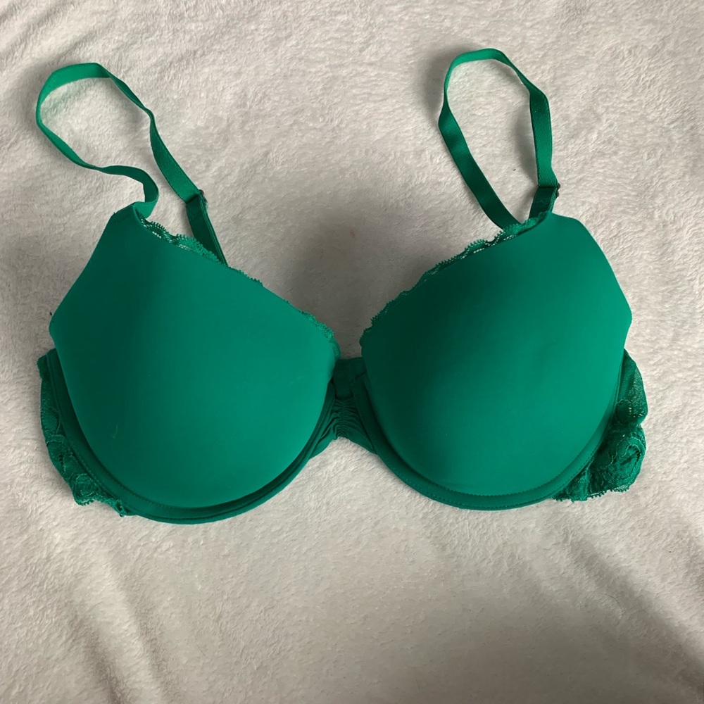 Aerie Green Lace Bra - 36D